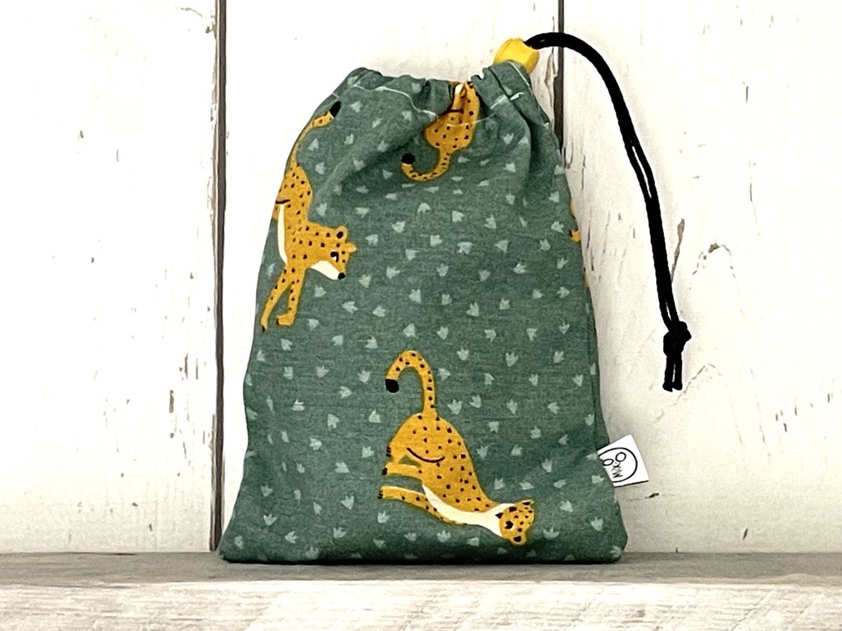 MixG | Knikkerzak | Oudgroen met panters | Jongen en meisje